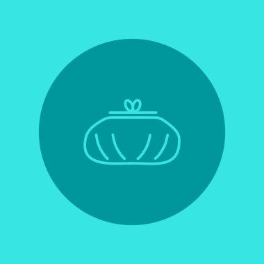 Sevimli bayan cüzdan Logo şablonu