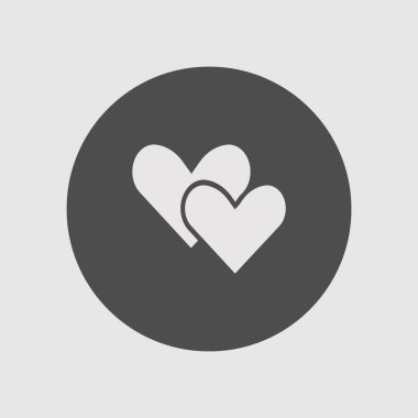 Kalpler web simgesi, vektör çizim 