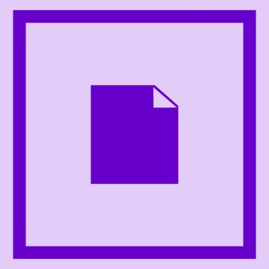 basit minimalisitc vektör simge dosyasının dijital, kağıt levha