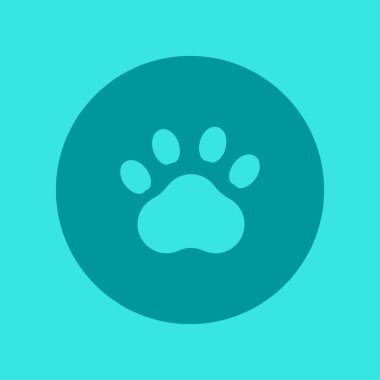 Hayvan ayak izi vektör çizim