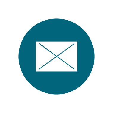 mektup zarfının minimalist vektör simgesi