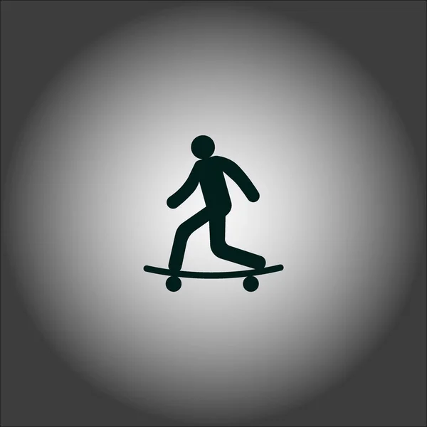 Homem Skate Ilustração Vetorial — Vetor de Stock