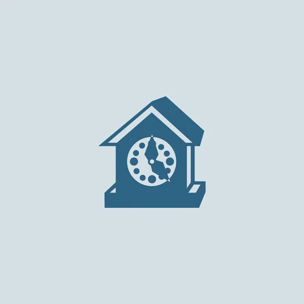 Vector Reloj Icono Web Minimalista — Archivo Imágenes Vectoriales