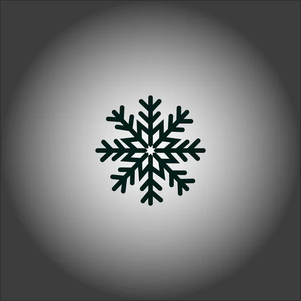 Ikona Sieci Web Śnieżynki Ilustracji Wektorowych — Wektor stockowy