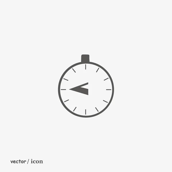 Icône Web Chronomètre Illustration Vectorielle Minimaliste — Image vectorielle