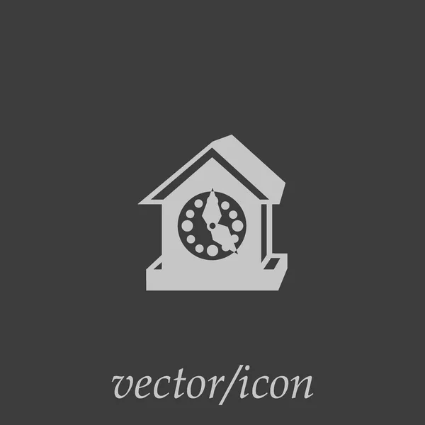 Vector Minimalistische Web Klokpictogram — Stockvector