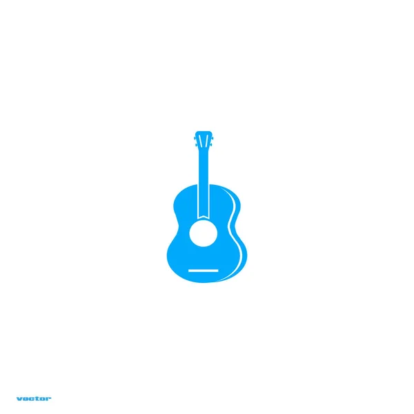 Icono Web Guitarra Ilustración Vectorial — Archivo Imágenes Vectoriales
