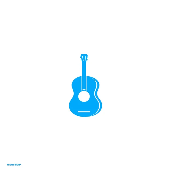 Ícone Web Guitarra Ilustração Vetorial — Vetor de Stock