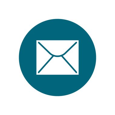 mektup zarfının minimalist vektör simgesi