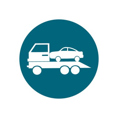 evacuator, vektör çizim minimalist simgesi