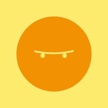 Küçük kaykay vektör çizim