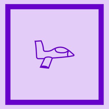 Oryantal uçak logo şablonu