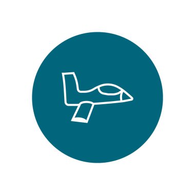 Oryantal uçak logo şablonu