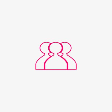 iş ekibi simgesi, vektör illüstrasyonu 