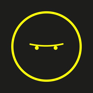 Küçük kaykay vektör çizim