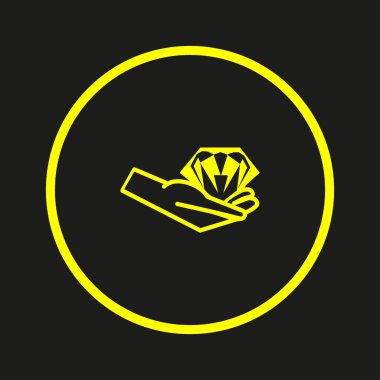 Oryantal parlak mücevher vektör çizim