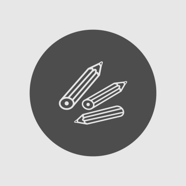 Renkli kalem vektör çizimi