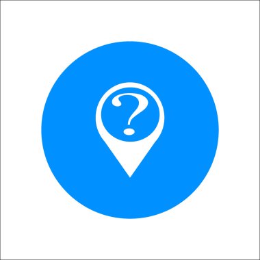 Soru işareti eğrisi simgesi logo şablonu