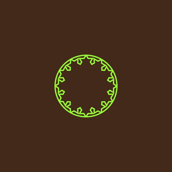 Icône Minimaliste Cercle Coloré Illustration Vectorielle — Image vectorielle