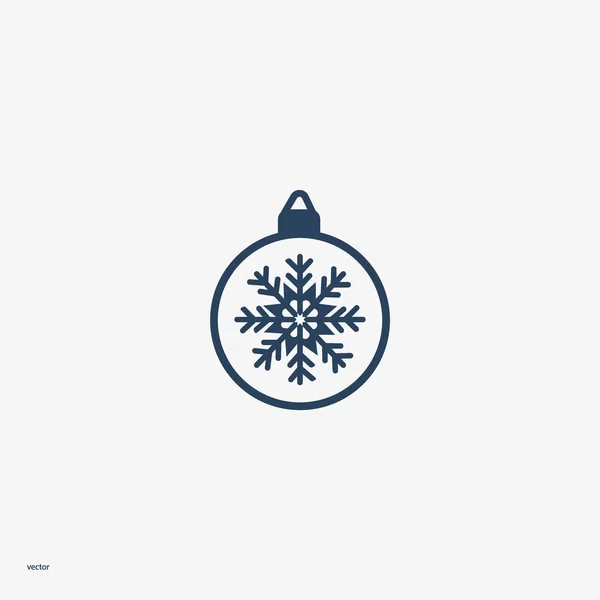 Colorido Navidad Bauble Vector Ilustración — Vector de stock