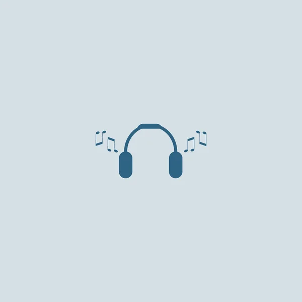 耳机扁平图标 — 图库矢量图片