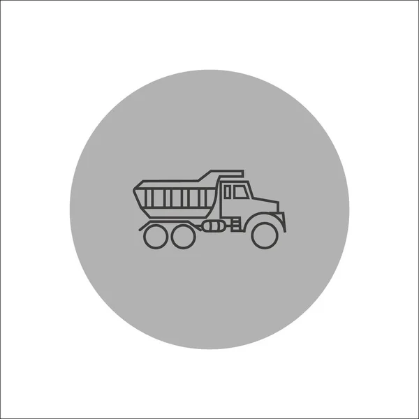 Plantilla Logotipo Camión Enorme — Archivo Imágenes Vectoriales