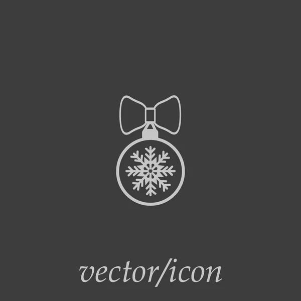 Illustration Vectorielle Boule Noël Colorée — Image vectorielle