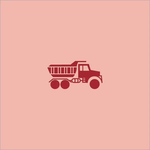 Enorme Vrachtwagen Logo Sjabloon — Stockvector