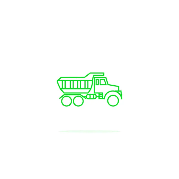 Enorme Vrachtwagen Logo Sjabloon — Stockvector