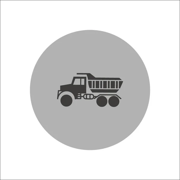 Enorme Vrachtwagen Logo Sjabloon — Stockvector