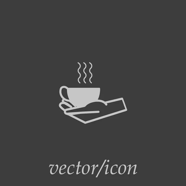 Délicieuse Tasse Chaude Café Illustration Vectorielle Thé — Image vectorielle