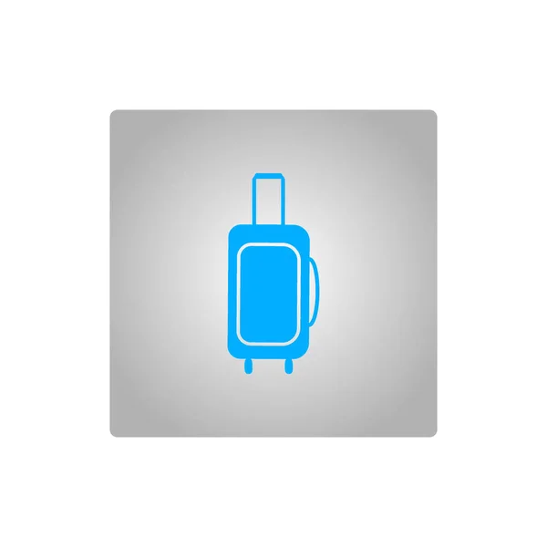 Stylish Suitcase Logo Template — Stock Vector