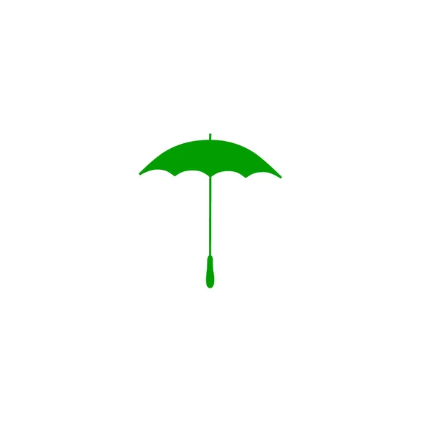 Şemsiye Düz Simge Vektör Illüstrasyonu — Stok Vektör