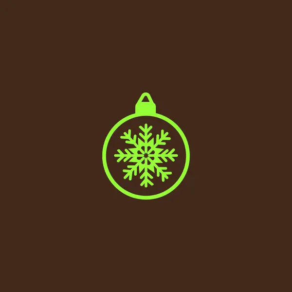 Colorido Navidad Bauble Vector Ilustración — Archivo Imágenes Vectoriales