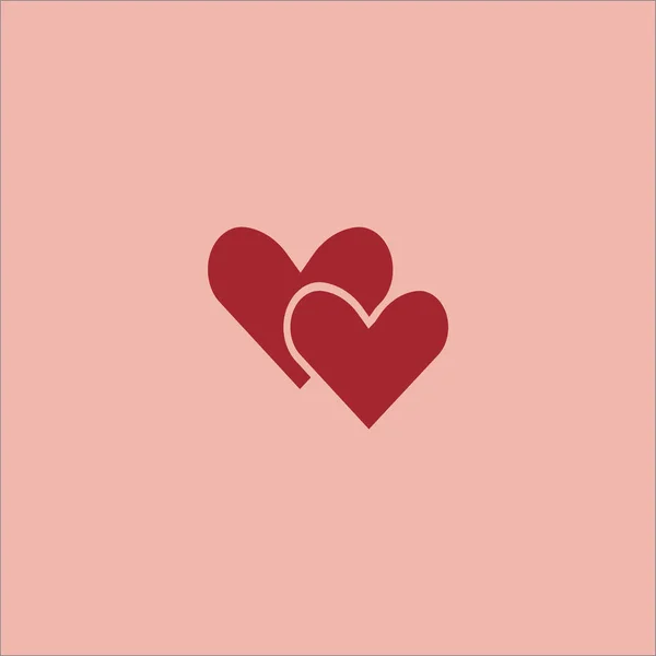 Corazón Icono Web Ilustración Vectorial — Vector de stock