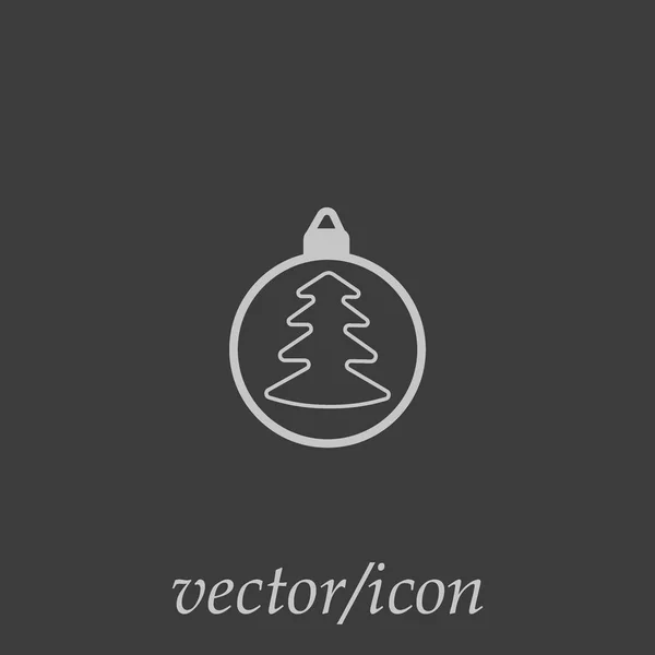 Illustration Vectorielle Boule Noël Colorée — Image vectorielle
