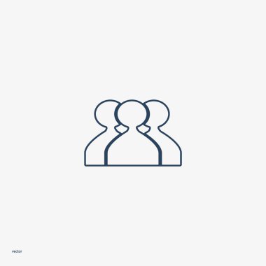 iş ekibi simgesi, vektör illüstrasyonu 