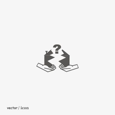 kadar bina düz simge kırılması 