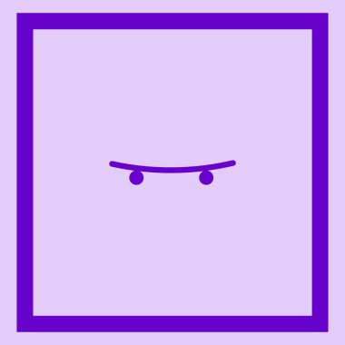 Küçük kaykay vektör çizim