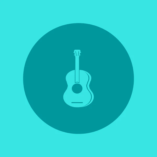 Guitar Web Icon Vector Illustration — Stock Vector