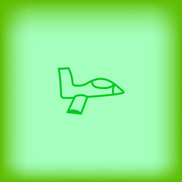 Plantilla Logotipo Del Avión Oriental — Vector de stock