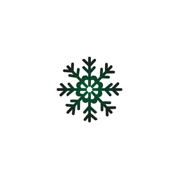 Ikona Sieci Web Śnieżynki Ilustracji Wektorowych — Wektor stockowy