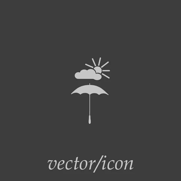 Bunte Schirm Vektor Illustration — Stockvektor