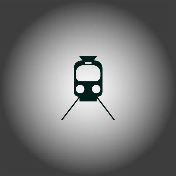 Icono Tren Simple Ilustración Vector — Archivo Imágenes Vectoriales