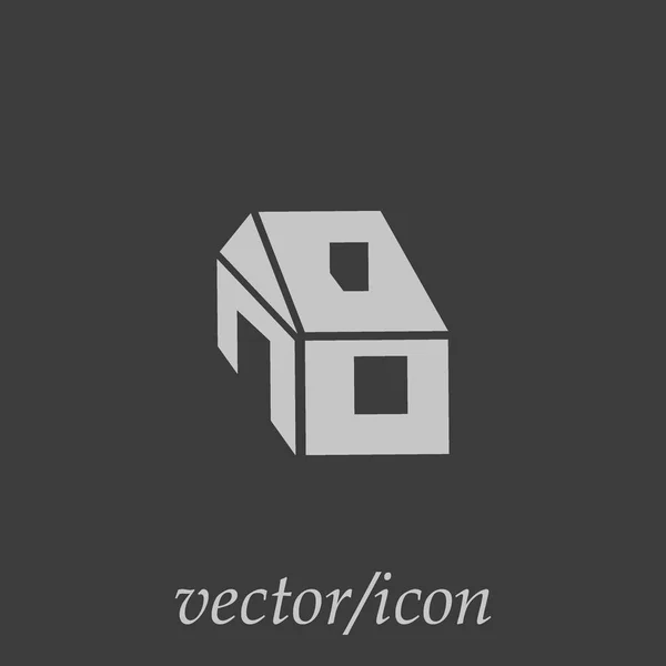Иконка Дома Векторная Иллюстрация — стоковый вектор