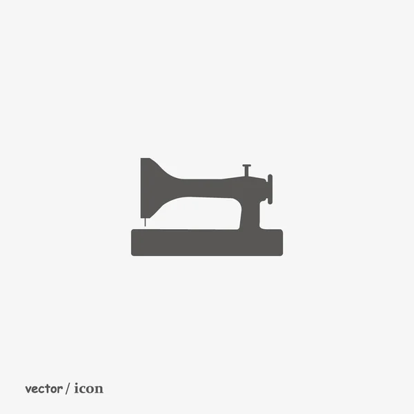 Minimalistische Nähmaschinen Vektor Illustration Symbol — Stockvektor