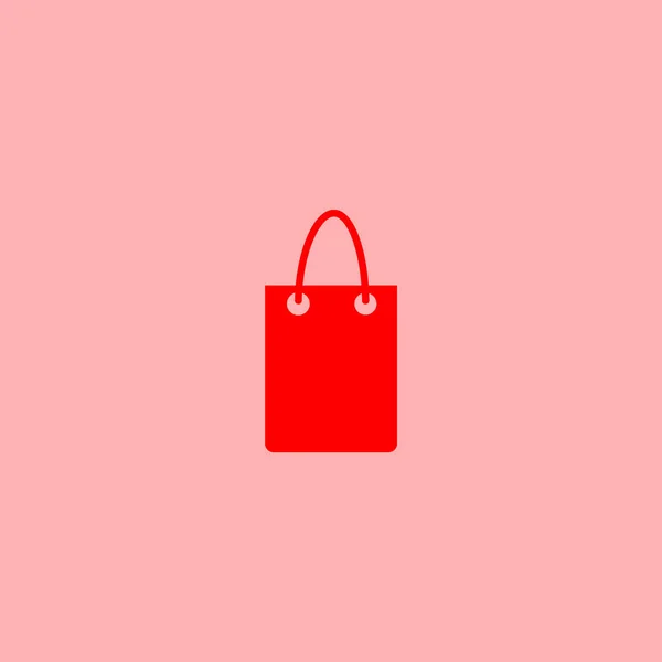 Icona Vettoriale Minimalista Della Shopping Bag — Vettoriale Stock