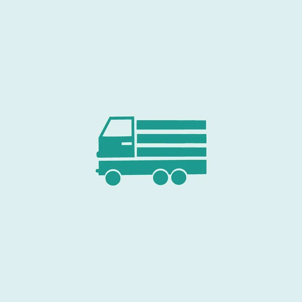 Illustration Vectorielle Camion Livraison Énorme — Image vectorielle