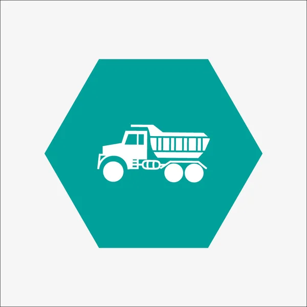 Enorme Vrachtwagen Logo Sjabloon — Stockvector