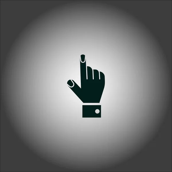 Мінімалістична Векторна Іконка Ручної Вказівки Пальцем — стоковий вектор